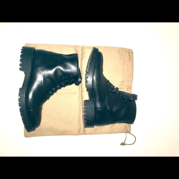 BURBERRY COMBAT BOOTIES. - Picture 4 of 7